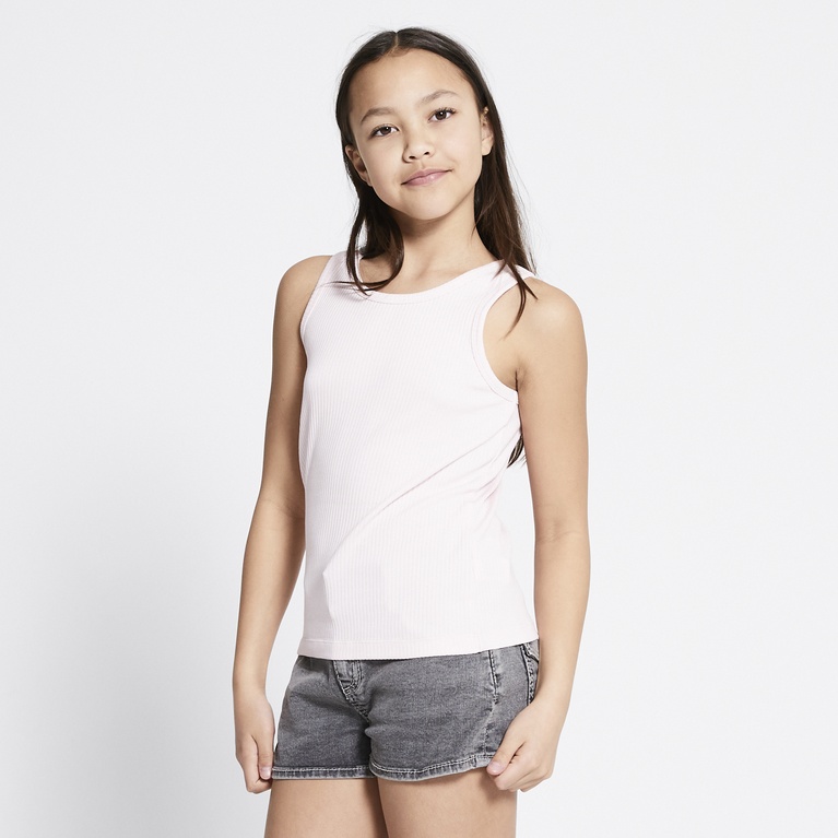Ribbed tank top "Ilse star" Soft Pink